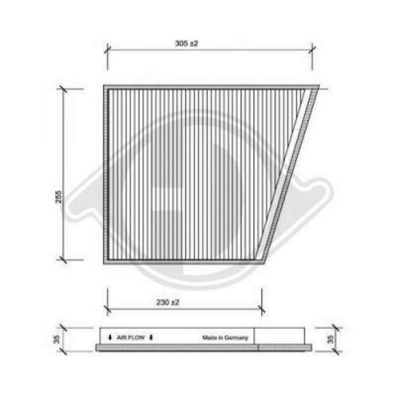 DIEDERICHS Filter, Innenraumluft DIEDERICHS Climate