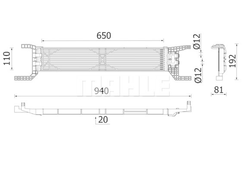 MAHLE Oil Cooler, automatic transmission