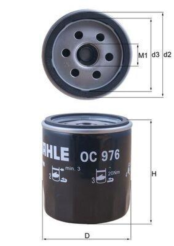 MAHLE Oil Filter