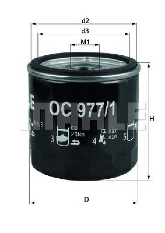 MAHLE Oil Filter