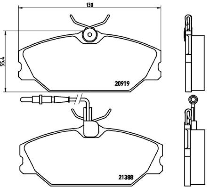 BREMBO BREMSSCHEIBEN + BREMBO BREMSBELÄGE