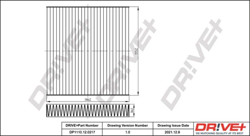 Dr!ve+ Filter, Innenraumluft