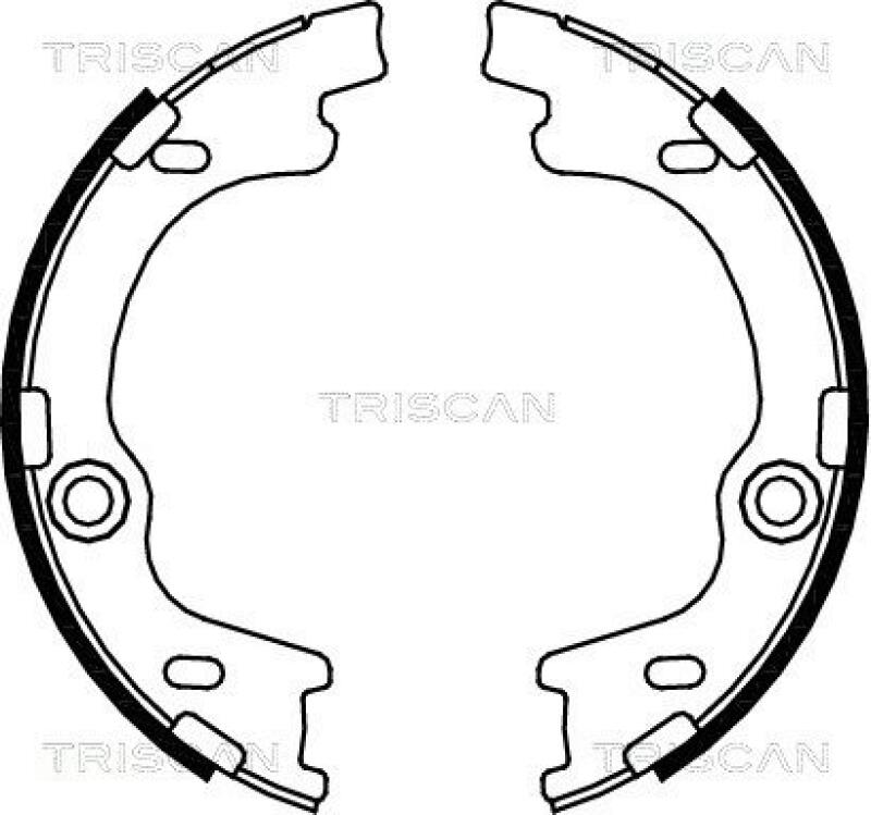 TRISCAN Brake Shoe Set