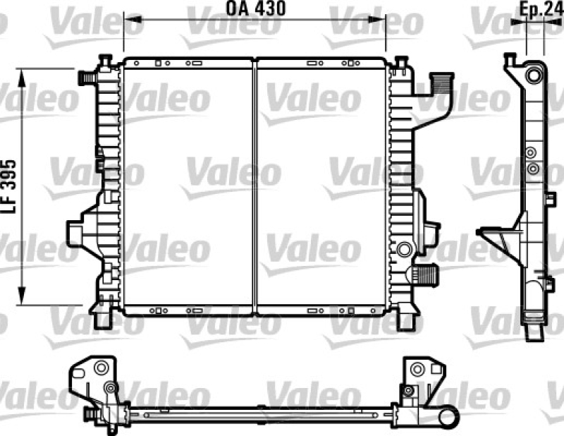 VALEO Radiator, engine cooling