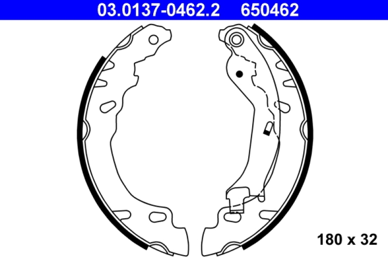 ATE Brake Shoe Set