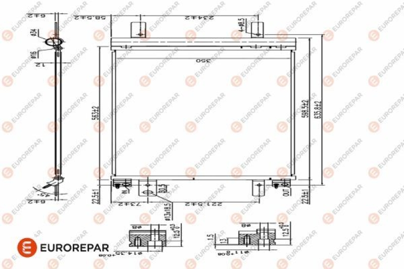 EUROREPAR Condenser, air conditioning