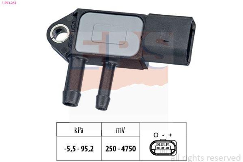 EPS Drucksensor, Bremskraftverst&auml;rker Made in Italy - OE Equivalent