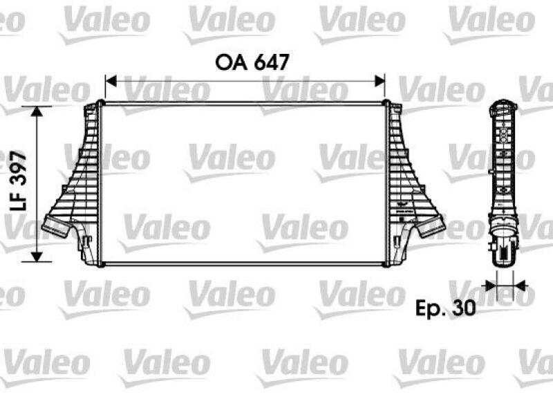 VALEO Intercooler, charger