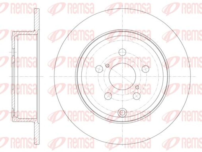 2x KAWE Brake Disc