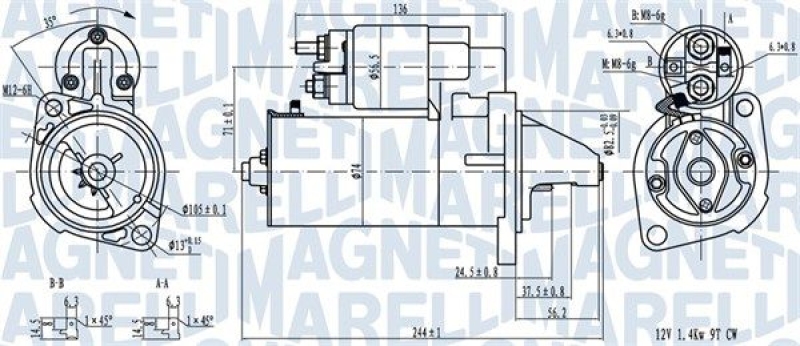 MAGNETI MARELLI Starter