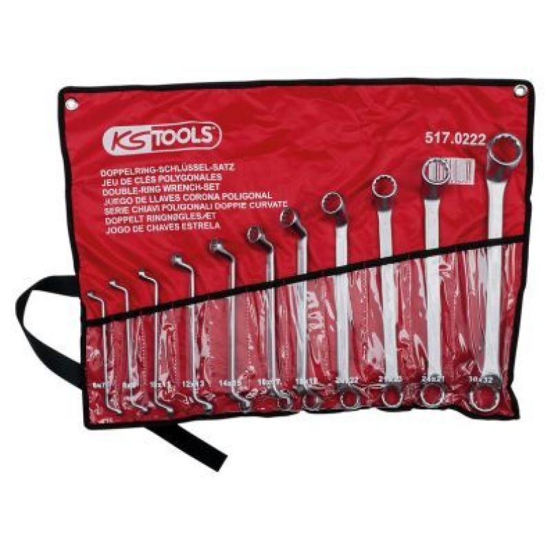 KS TOOLS Double Ring Spanner Set