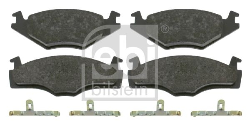 2x FEBI Bremsscheibe Ø239mm + Beläge vorne passend für u.a. VW Passat B2 32B 1.6