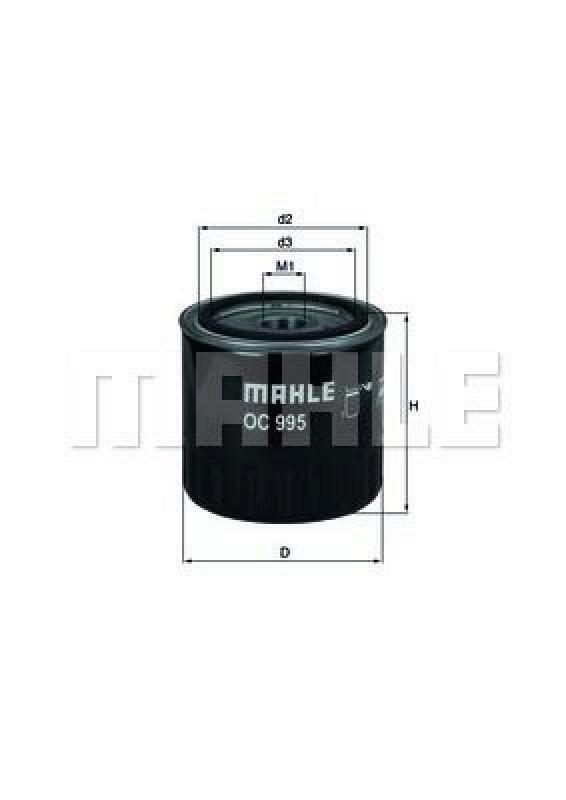 MAHLE ORIGINAL Ölfilter