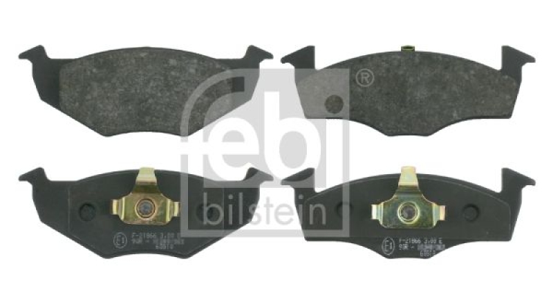 Febi Bremsscheiben + Beläge vorne + hinten passend für VW Golf 3 1H1 Vento 1H2