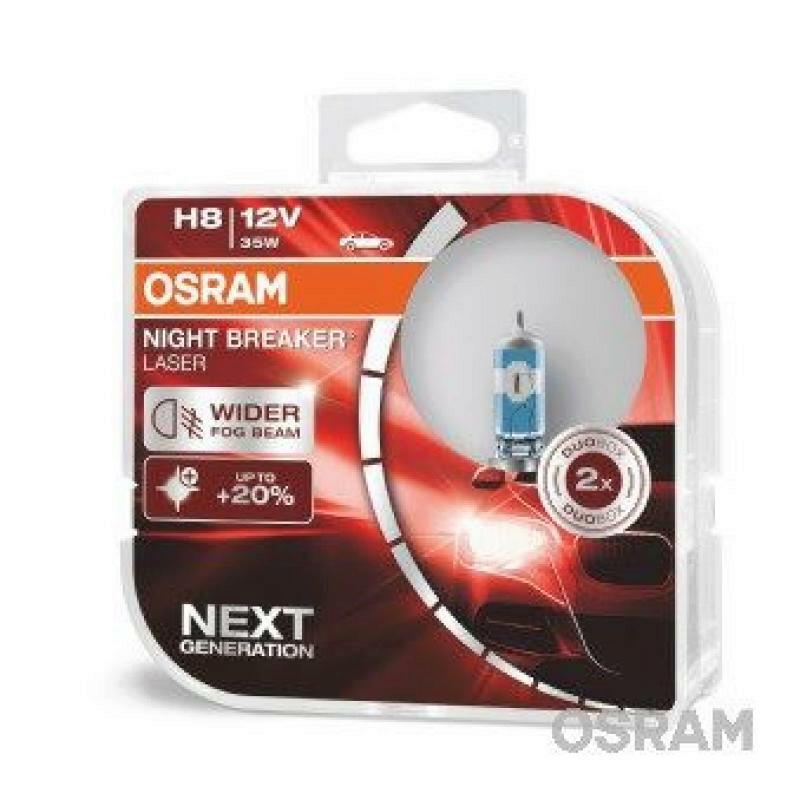 OSRAM H8 Night Breaker Laser Next Generation Duo Box