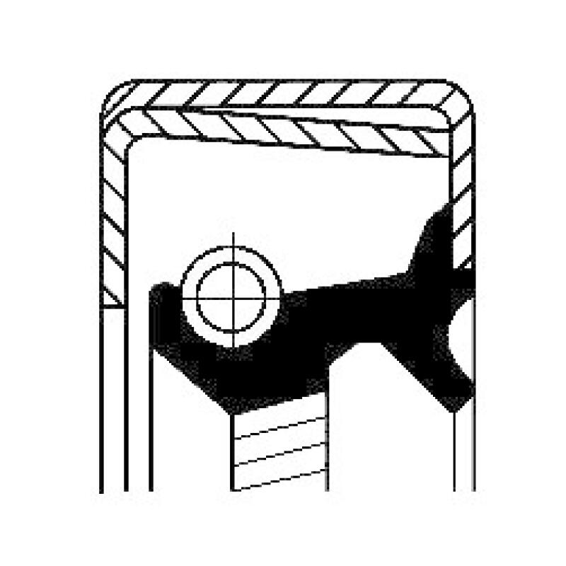 CORTECO Shaft Seal, automatic transmission