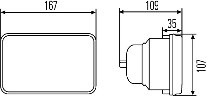 HELLA Scheinwerfereinsatz, Hauptscheinwerfer