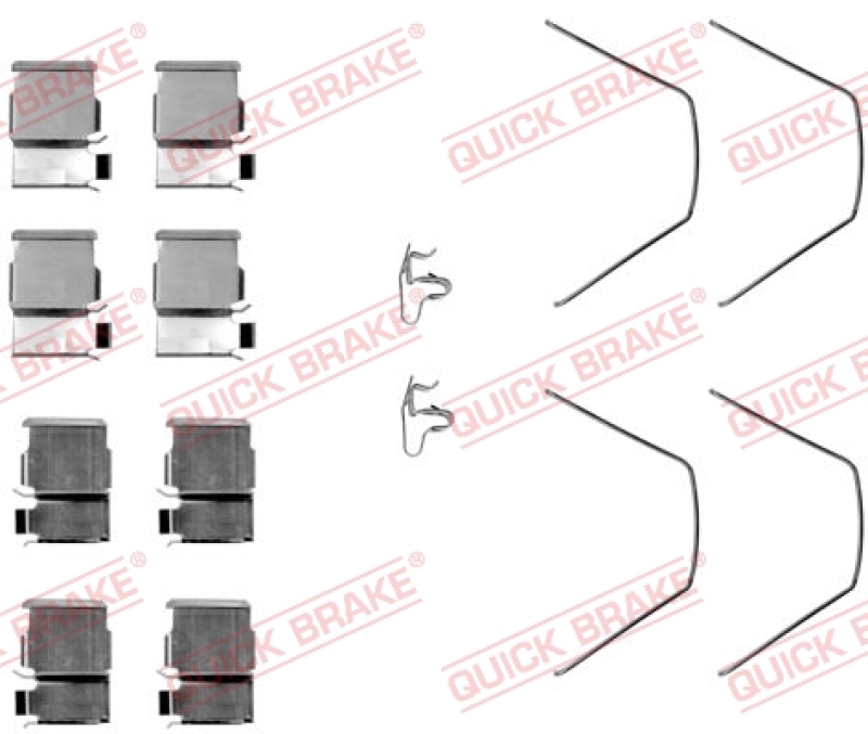 QUICK BRAKE Zubehörsatz, Scheibenbremsbelag