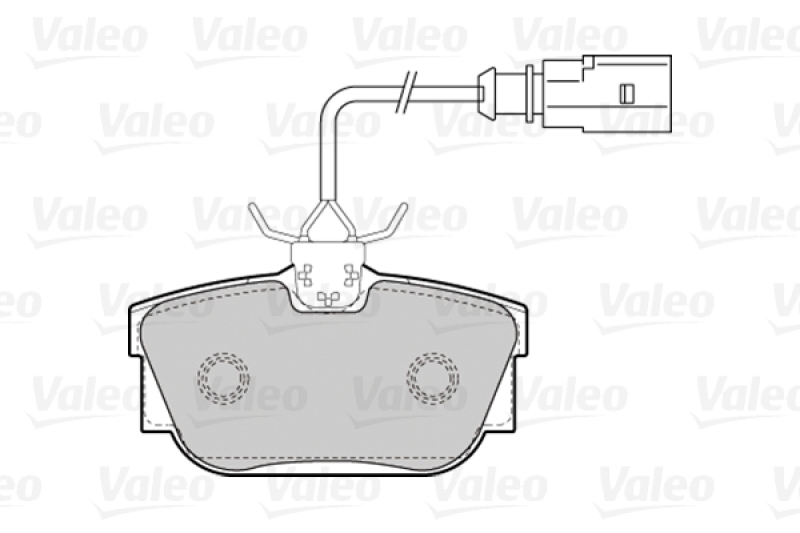 VALEO Brake Pad Set, disc brake FIRST