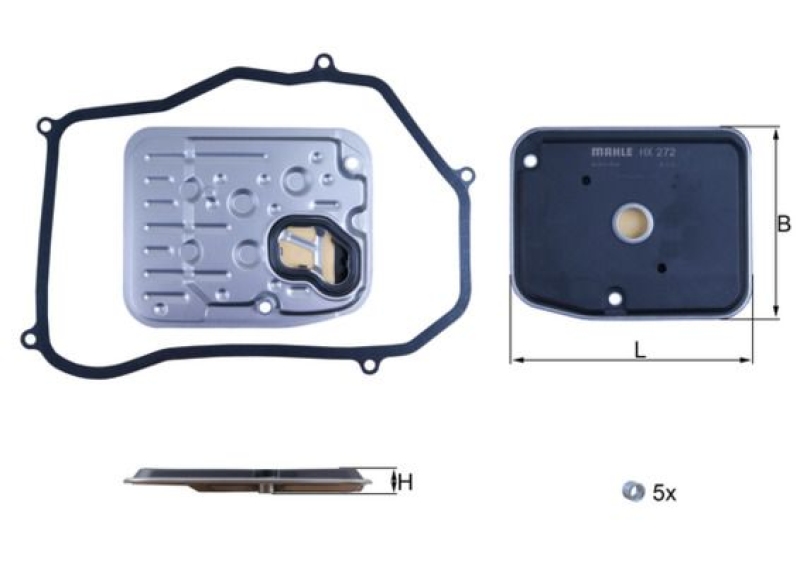 MAHLE Hydraulikfilter, Automatikgetriebe