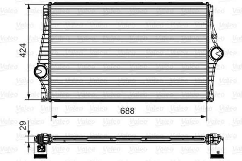 VALEO Intercooler, charger