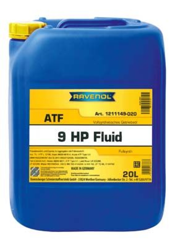 RAVENOL Automatic Transmission Fluid RAVENOL ATF 9HP Fluid