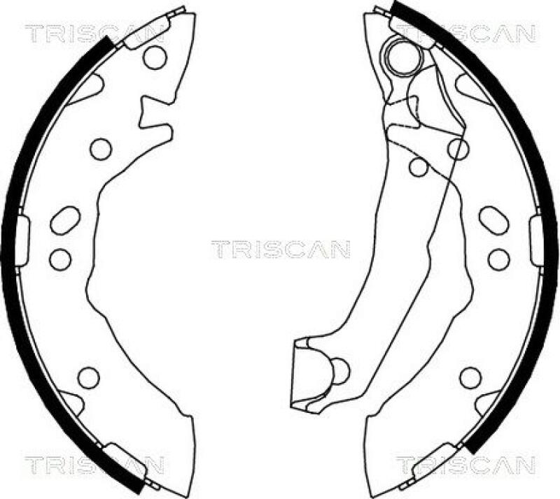 TRISCAN Bremsbackensatz