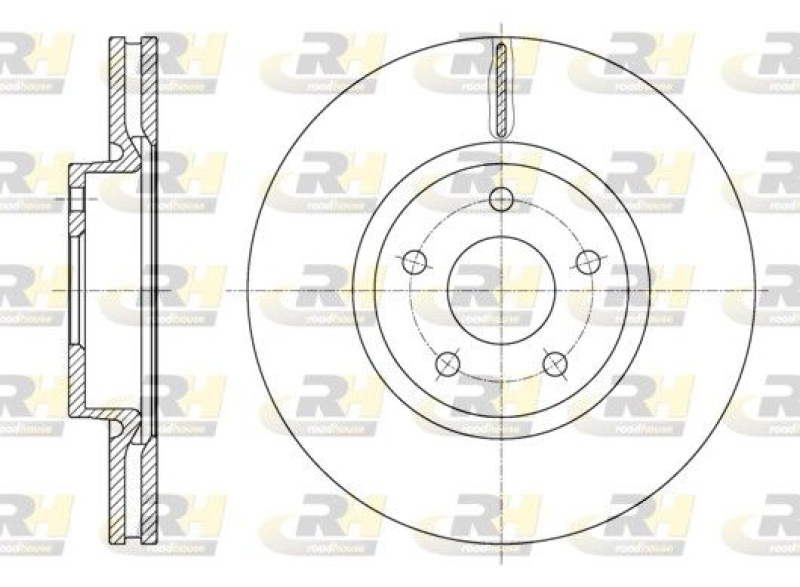 2x ROADHOUSE Bremsscheibe