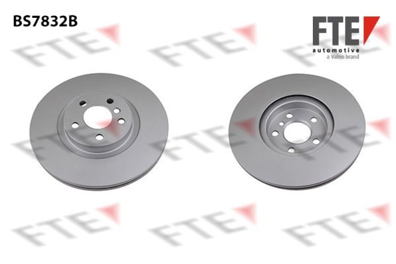 2x FTE Bremsscheibe COATED RANGE