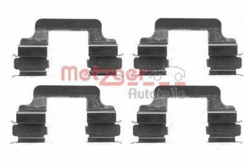 METZGER Accessory Kit, disc brake pad GREENPARTS