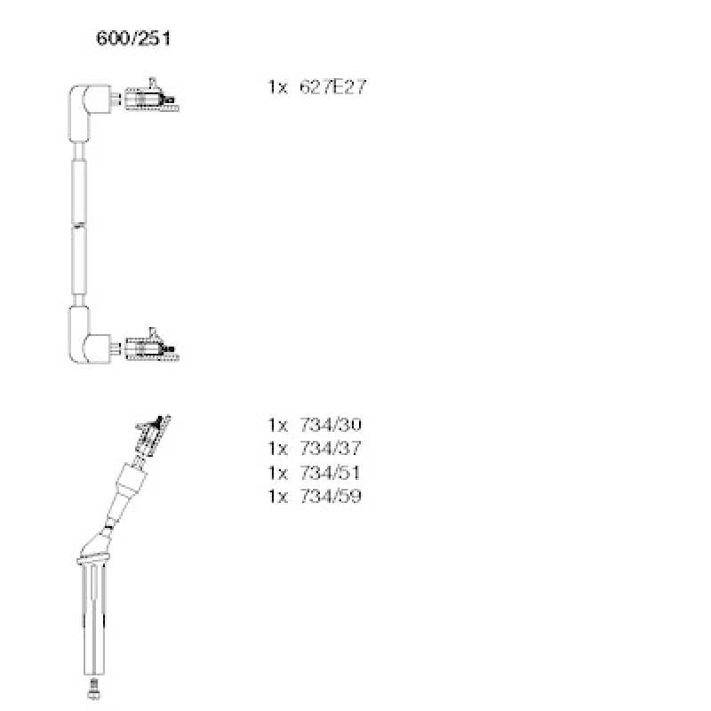 BREMI Ignition Cable Kit