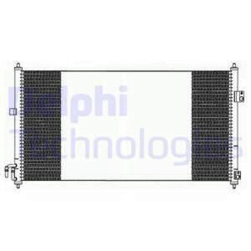 DELPHI Condenser, air conditioning