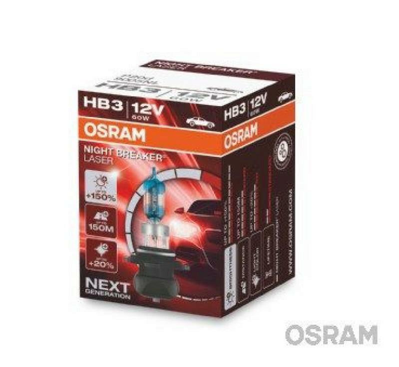 OSRAM Bulb, spotlight NIGHT BREAKER® LASER next generation