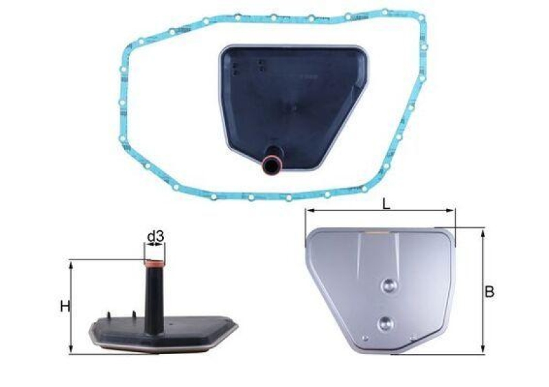 MAHLE Hydraulic Filter, automatic transmission