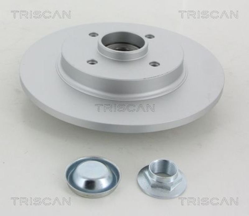 2x TRISCAN Brake Disc COATED