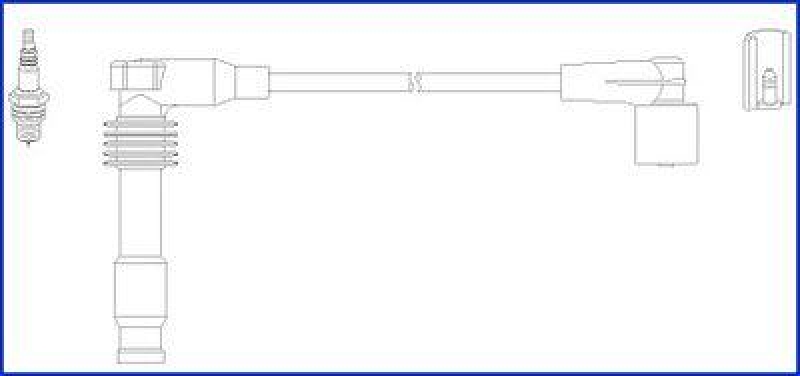 HITACHI Ignition Cable Kit Hueco