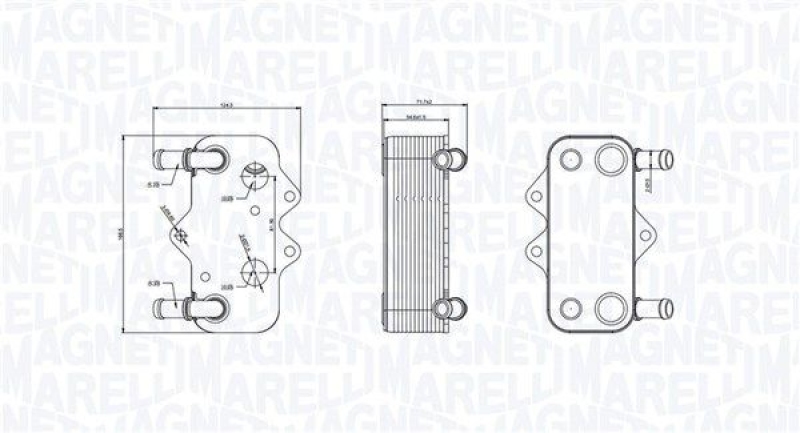 MAGNETI MARELLI Ölkühler, Motoröl