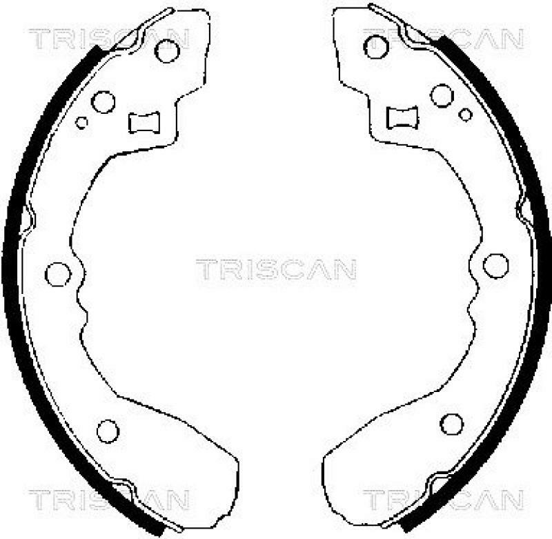 TRISCAN Bremsbackensatz