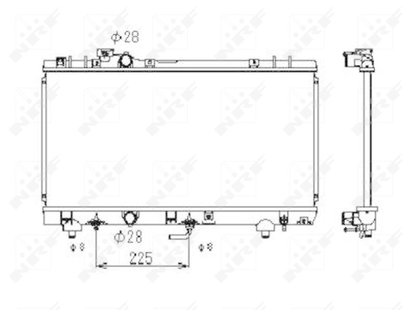 NRF Radiator, engine cooling