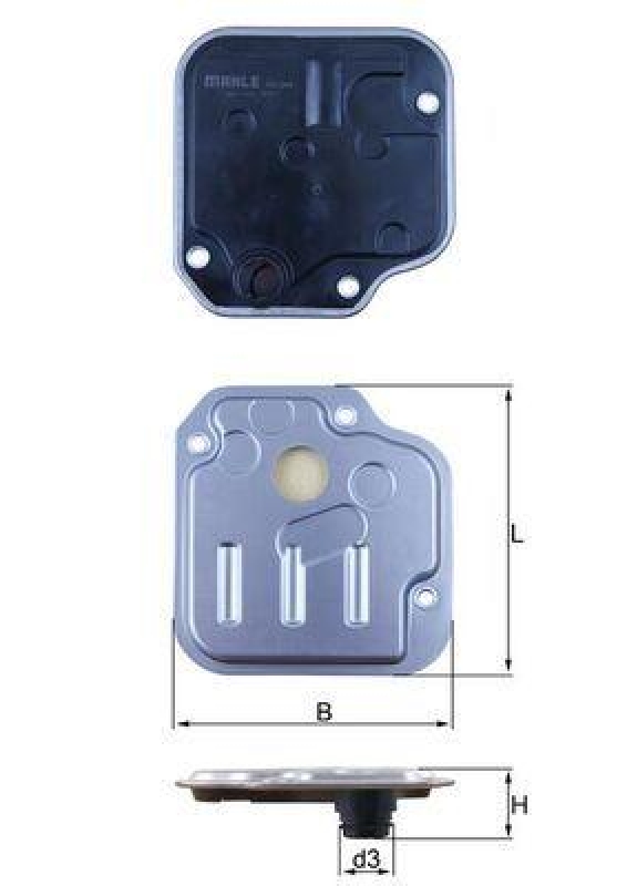 MAHLE Hydraulic Filter, automatic transmission