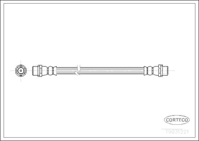 CORTECO Brake Hose