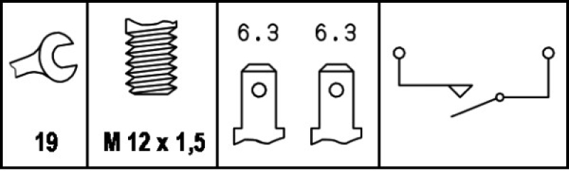 HELLA Schalter, Rückfahrleuchte