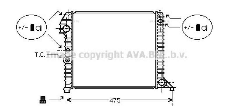 AVA QUALITY COOLING Kühler, Motorkühlung