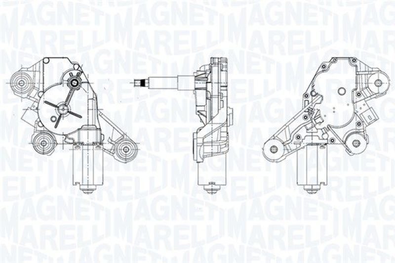 MAGNETI MARELLI Wischermotor