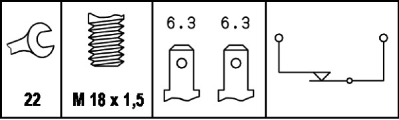 HELLA Schalter, Rückfahrleuchte