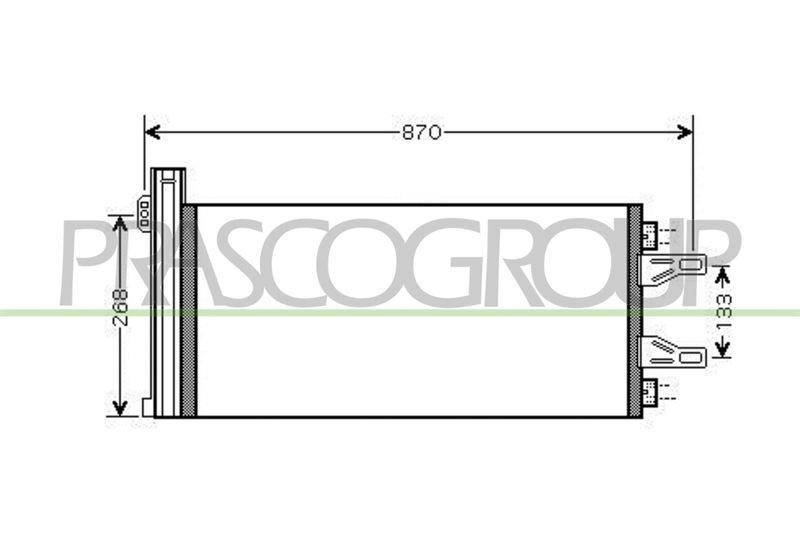 PRASCO Condenser, air conditioning PrascoSelection