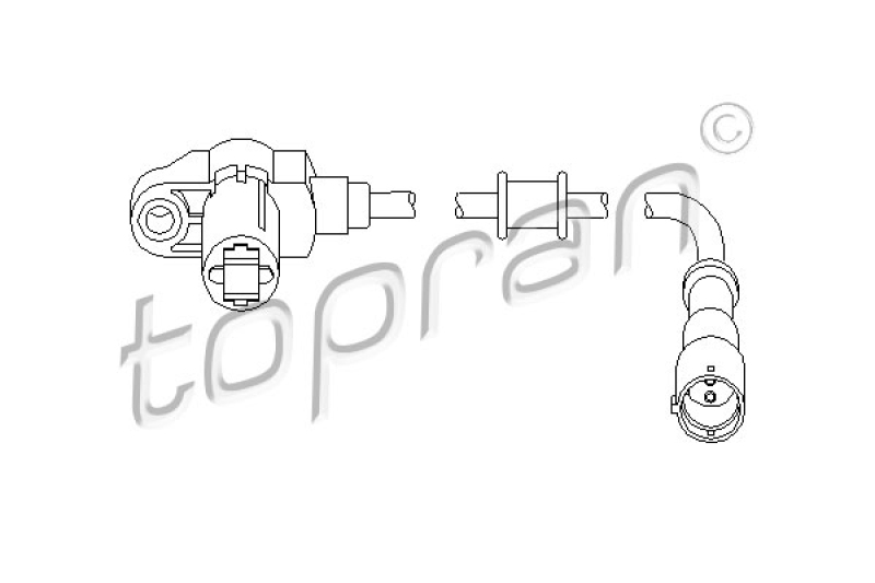 TOPRAN Sensor, Raddrehzahl