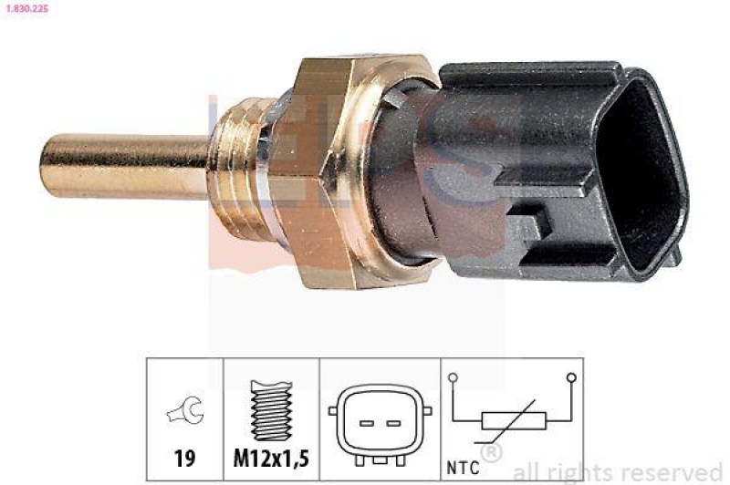 EPS Sensor, Kraftstofftemperatur Made in Italy - OE Equivalent