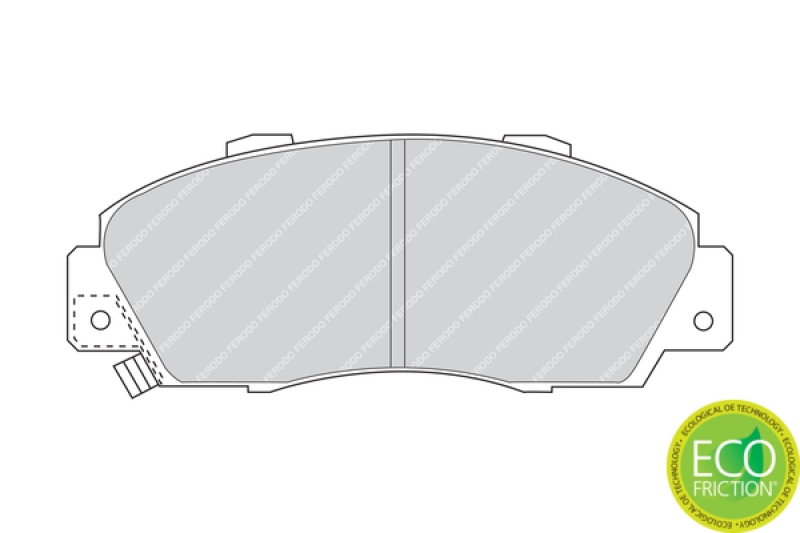 FERODO Brake Pad Set, disc brake PREMIER ECO FRICTION