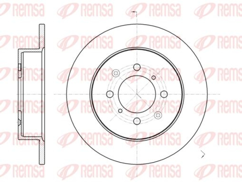 2x KAWE Brake Disc